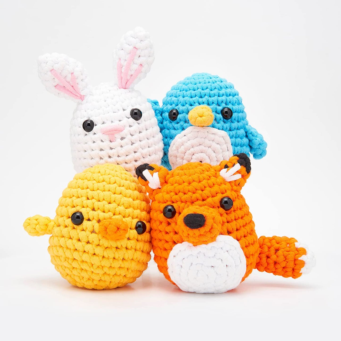 Beginners Crochet Kit with Easy Peasy Yarn as Seen on Shark Tank - with Step-By-Step Video Tutorials - Pierre the Penguin