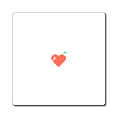 Tiny Corner Heart | Minimalist Fridge Magnet Set | Galentine’s & Valentine Gift for Friends & Family | Y2K Aesthetic Vibes