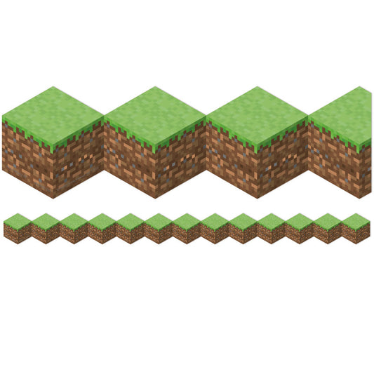 Minecraft Die-Cut Blocks Extra Wide Trim, 37 Feet