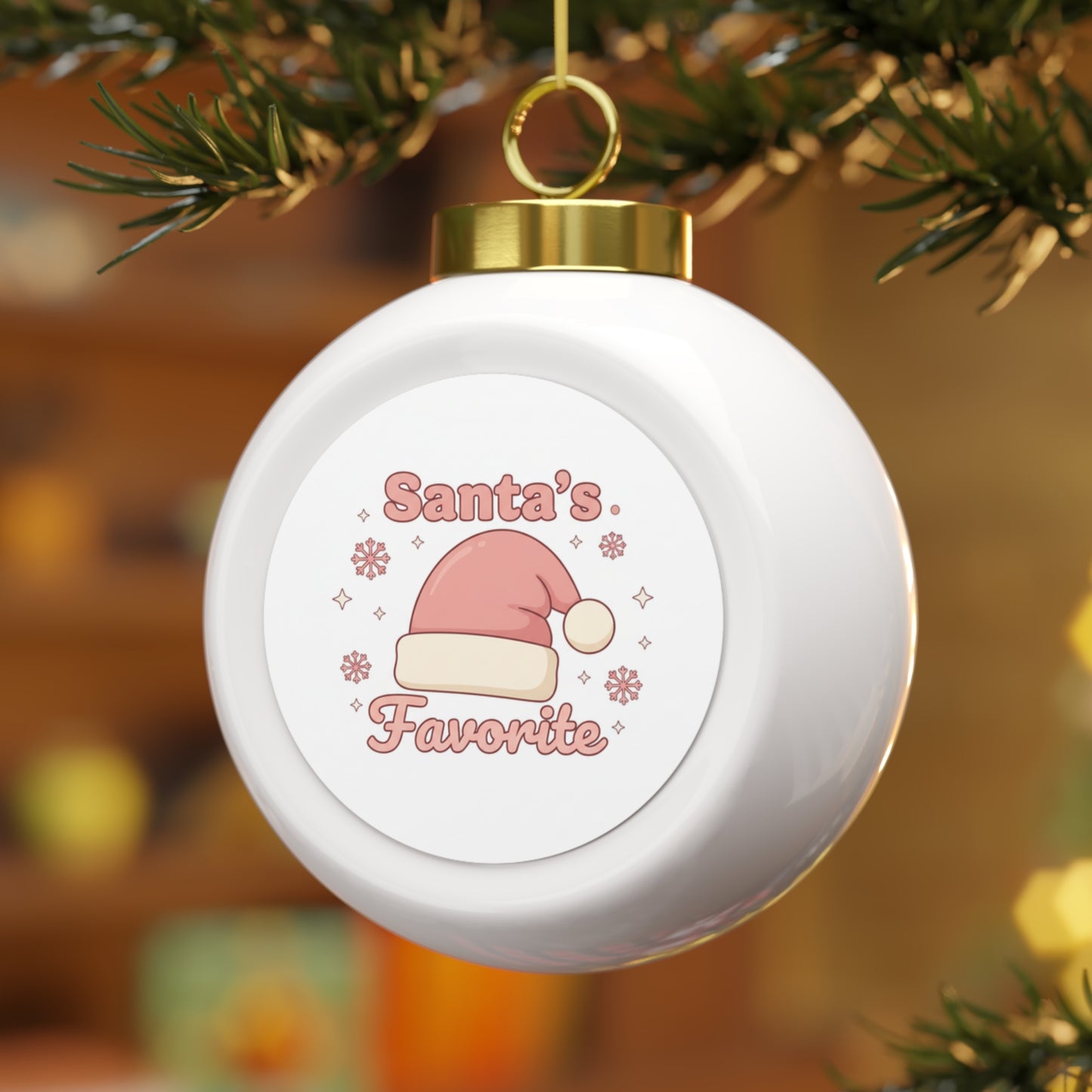 Christmas Ball Ornament – Santa's Favorite