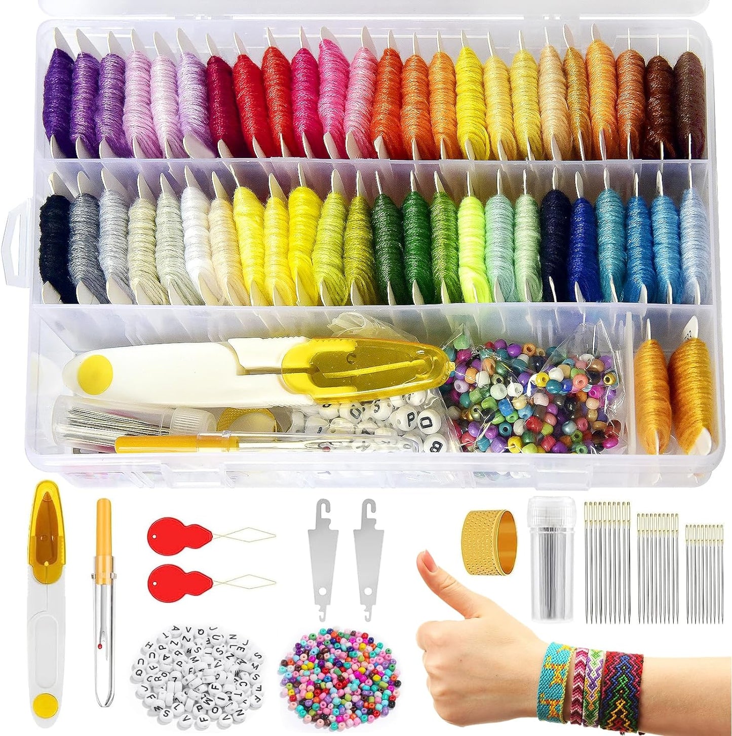 Friendship Bracelet Kit Embroidery Floss