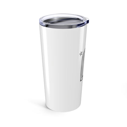 Arched Doorway Doodle | 20oz Stainless Steel Tumbler Cup | Family & Friend Gift | Chicken Scratch Irony Aesthetic