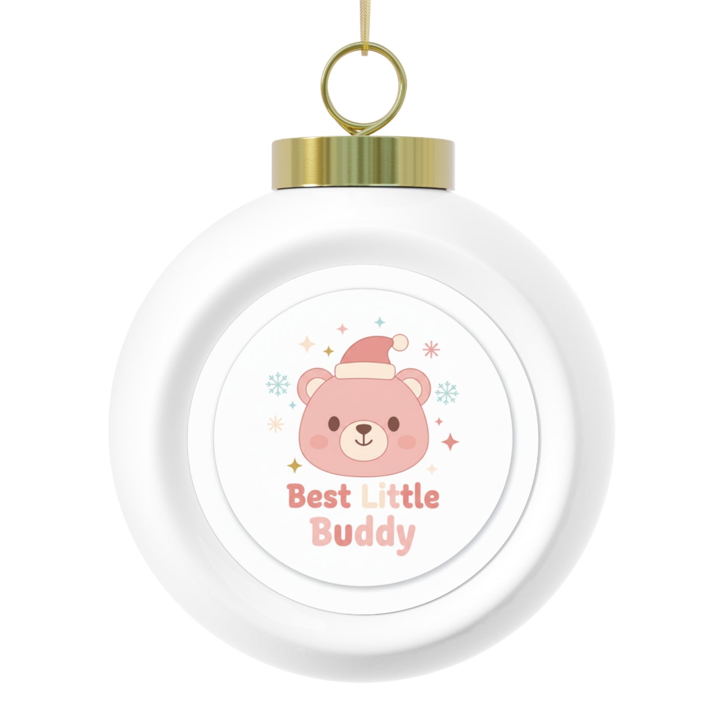 Christmas Ball Ornament, Glossy Ceramic – Best Little Buddy