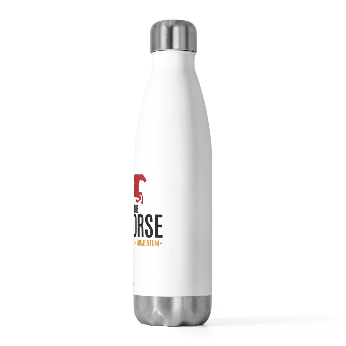 Fire Horse Pose 020 | 20oz Insulated Stainless Steel Tumbler Bottle | Lunar New Year 2026 Gift for Family & Friends | Red Gold