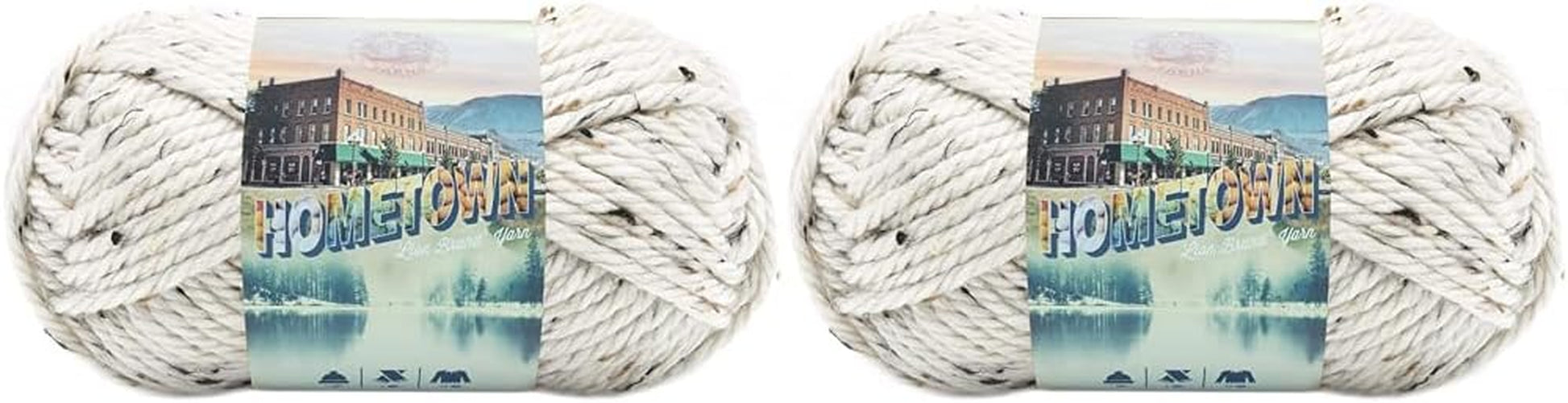 Hometown Yarn, Bulky Yarn, Yarn for Knitting and Crocheting, 1-Pack, Houston Cream