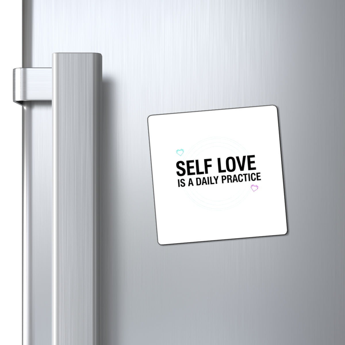 Self Love Gradient Affirmation | Aesthetic Sublimation Magnet | Galentine’s & Teen Gift | Y2K Gen Z Valentine Vibes