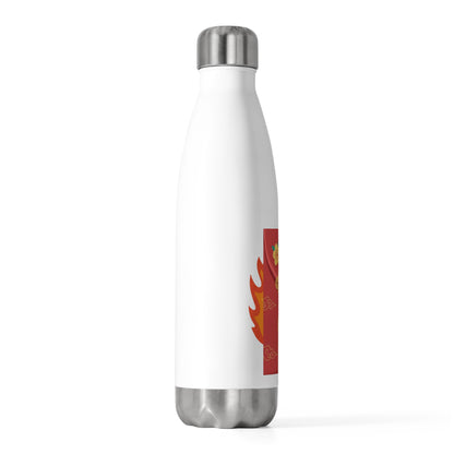 Red Envelope Horse Emblem | 20oz Insulated Tumbler Bottle, Stainless Steel | Lunar New Year 2026 Gift | Gold Foil Red