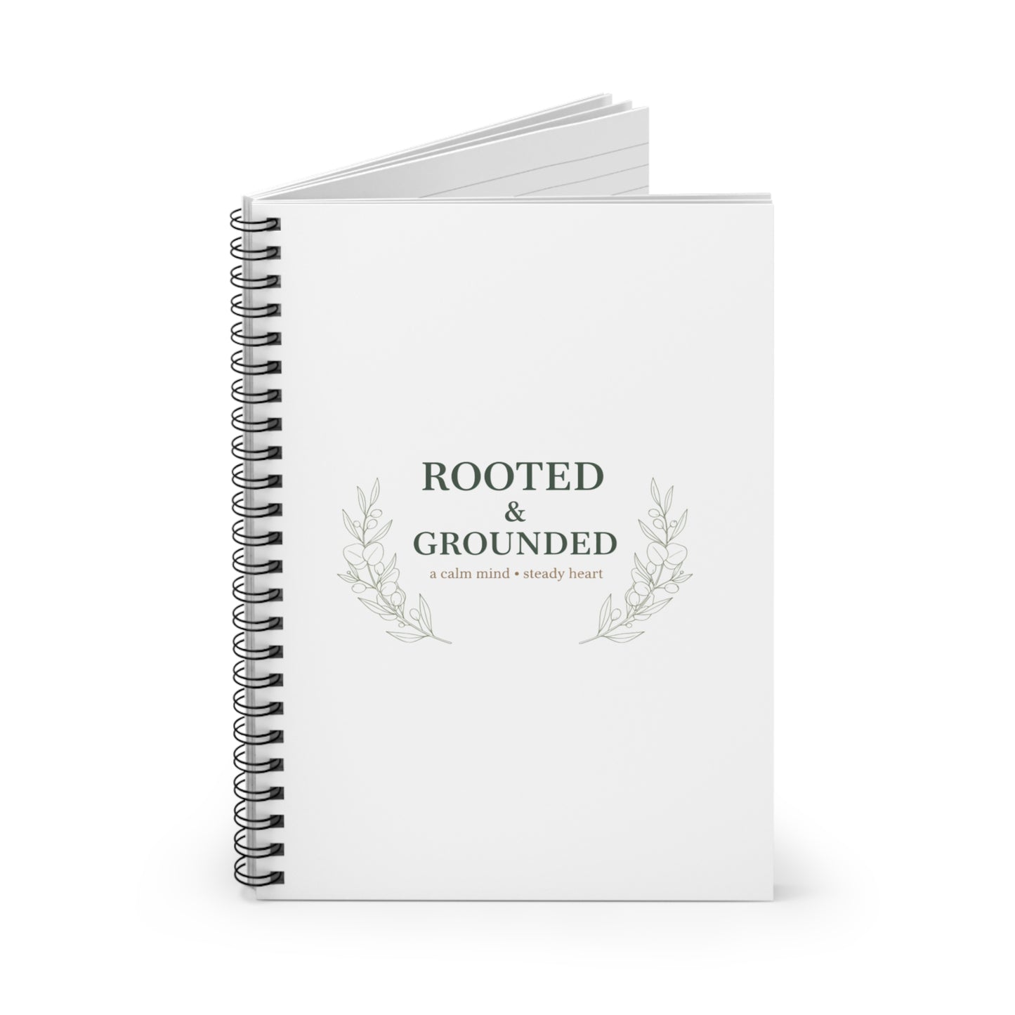 Spiral Journal Notebook, Rooted Grounded, School Gift, Book Collector