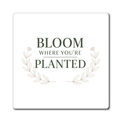Magnets, Bloom Where Planted, Family Gift, Collector Item