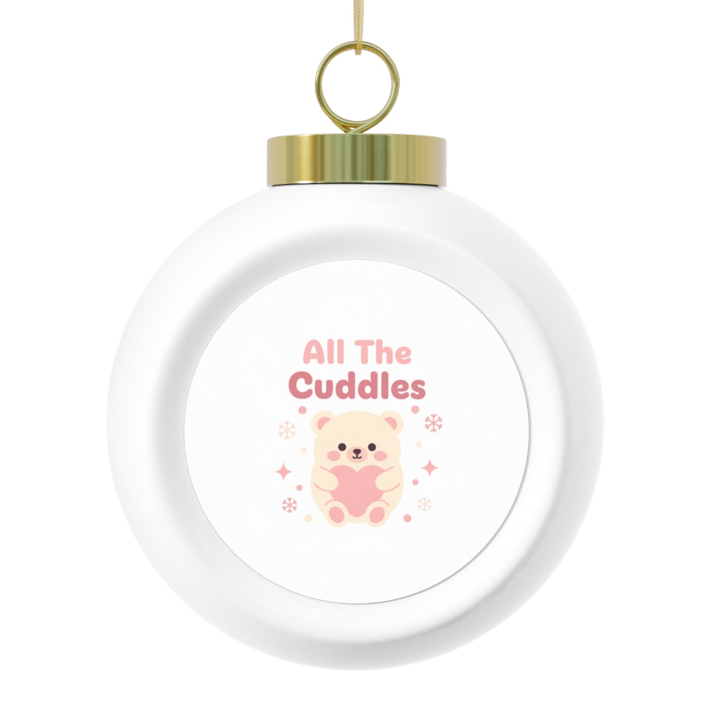 Christmas Ball Ornament - All The Cuddles