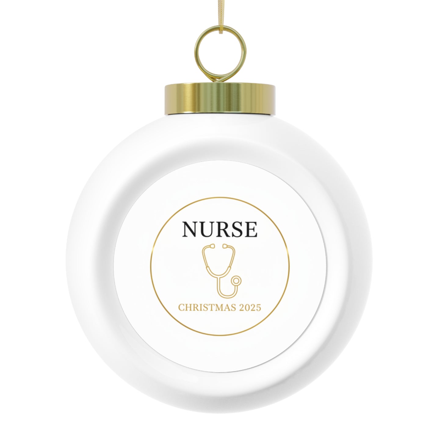 Christmas Ball Ornament - Nurse Christmas 2025