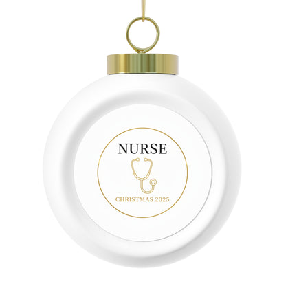 Christmas Ball Ornament - Nurse Christmas 2025