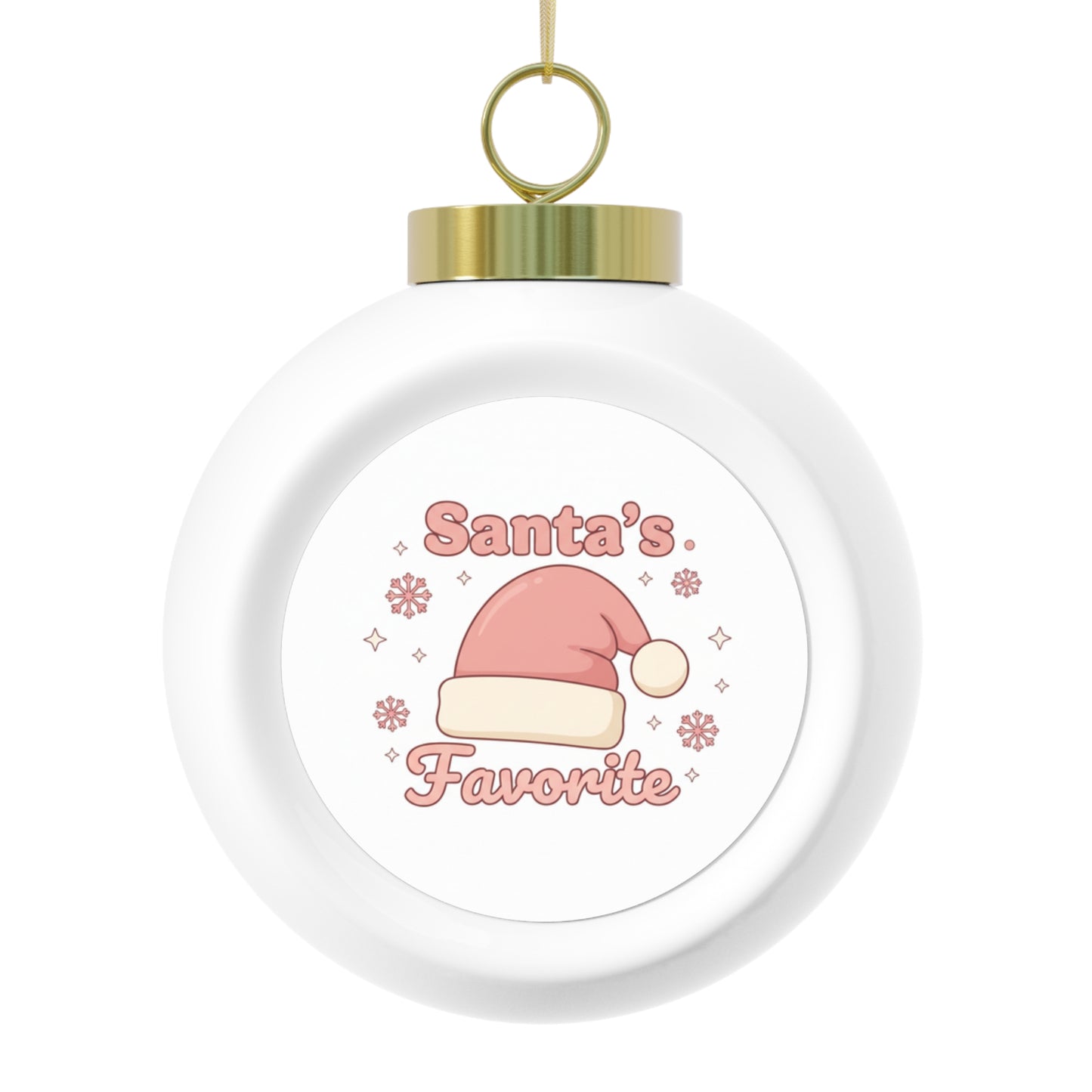 Christmas Ball Ornament – Santa's Favorite