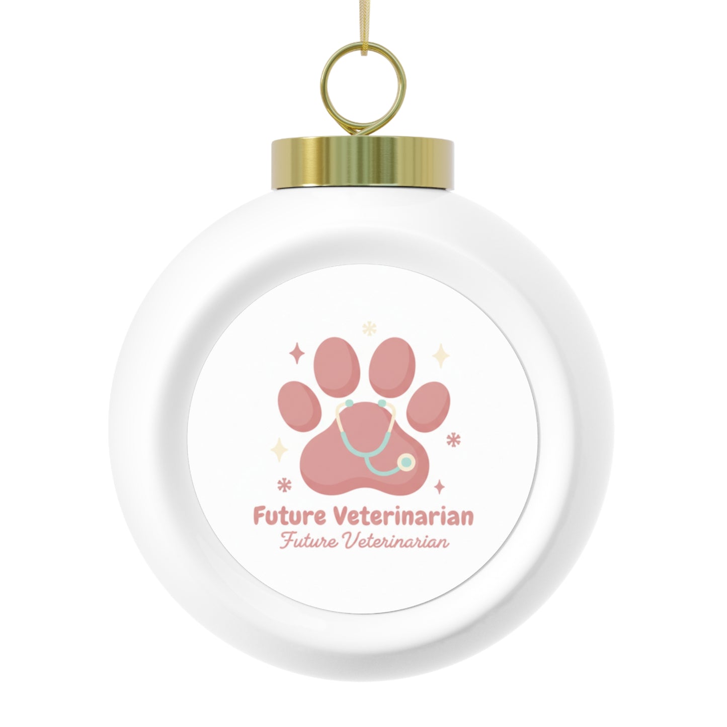Christmas Ball Ornament - Future Veterinarian