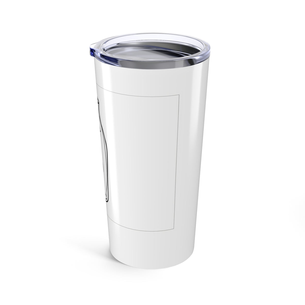 Abstract Terracotta Vase Doodle | 20oz Stainless Steel Tumbler for Travel | Family & Friend Gift | Chicken Scratch Irony Aesthetic