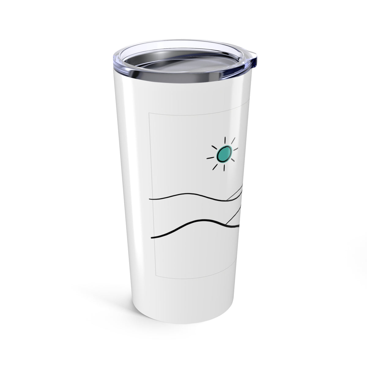Desert Hills Doodle | 20oz Stainless Steel Sublimation Tumbler for Travel | Family & Friend Gift | Boho Irony Aesthetic