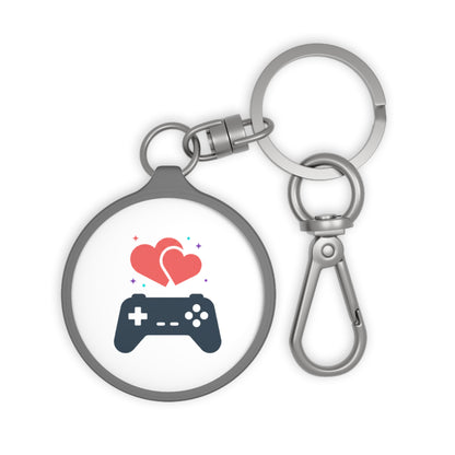 Game Controller with Hearts | Keyring Tag for Gamers | Valentine, Galentine’s & Couple Gift | Pastel Y2K Aesthetic
