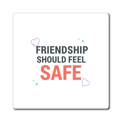 Galentine Squad Goals | Friendship Magnet Set | Bestie & Sister Gift for Valentine’s Day | Y2K Aesthetic Typography