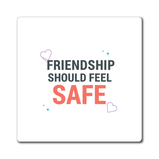 Galentine Squad Goals | Friendship Magnet Set | Bestie & Sister Gift for Valentine’s Day | Y2K Aesthetic Typography