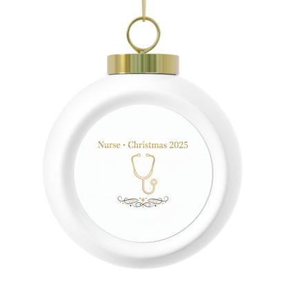 Christmas Ball Ornament - Nurse • Christmas 2025