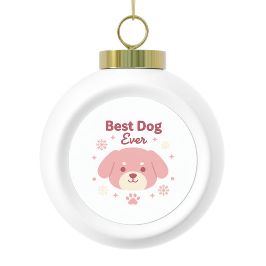 Ceramic Christmas Ornament - Best Dog Ever