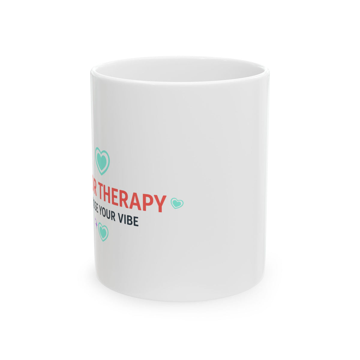 Color Therapy Rainbow Gradient | 11oz Ceramic Coffee Mug for Self-Care | Galentine’s & Valentine Gift for Friends | Y2K Wellness Aesthetic