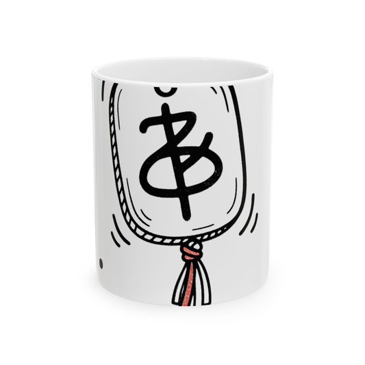 11oz Ceramic Mug, Fu Blessing, Family Gift, Friend Gift