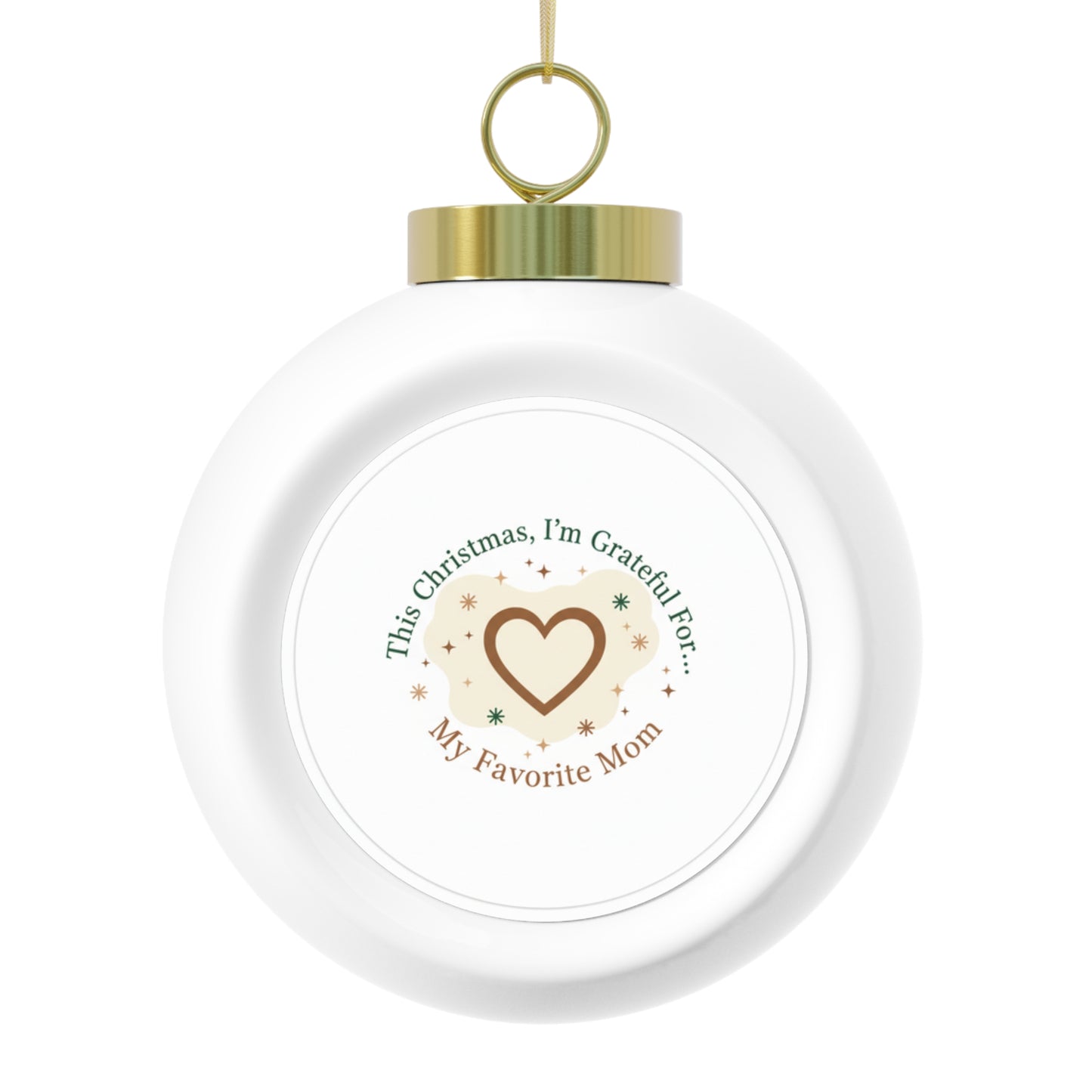Christmas Ball Ornament - My Favorite Mom