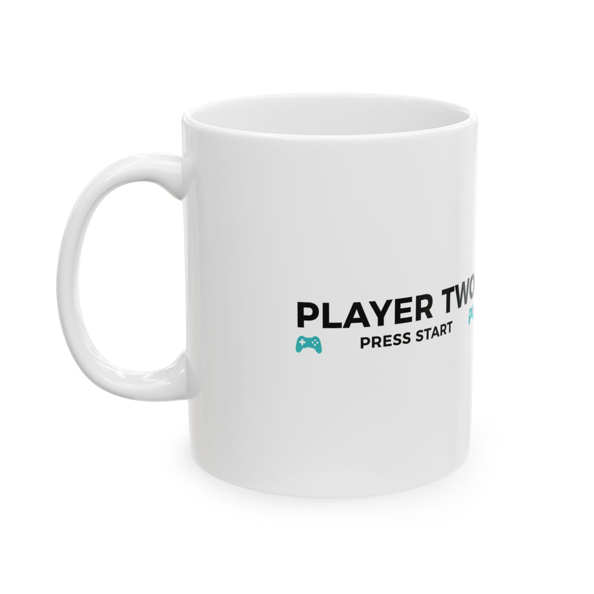 Player 2 Has Joined | 11oz Ceramic Gamer Mug | Valentine & Galentine Gift for Couples & Friends | 8-Bit Retro Y2K