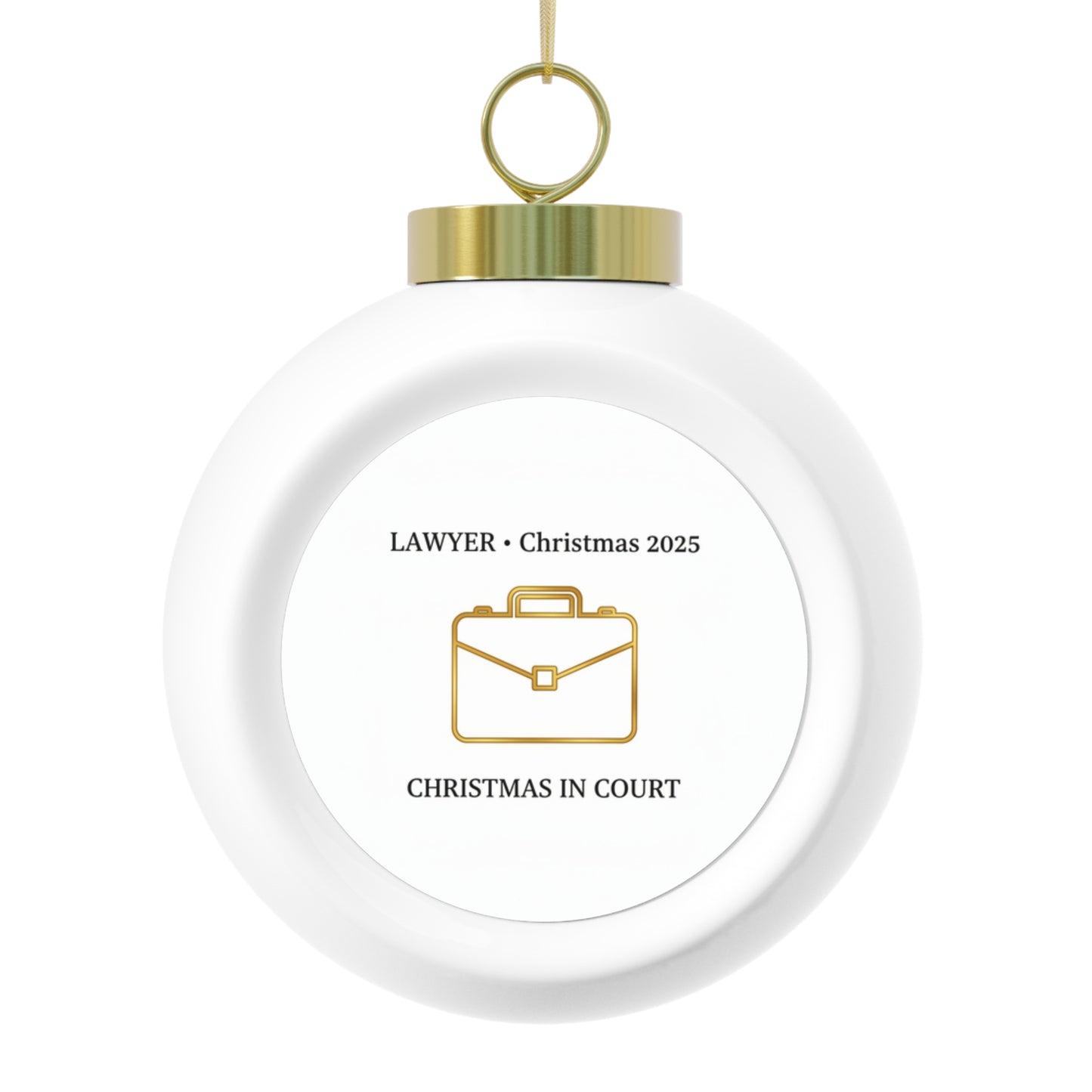 Christmas Ball Ornament - [Profession] • Christmas 2025