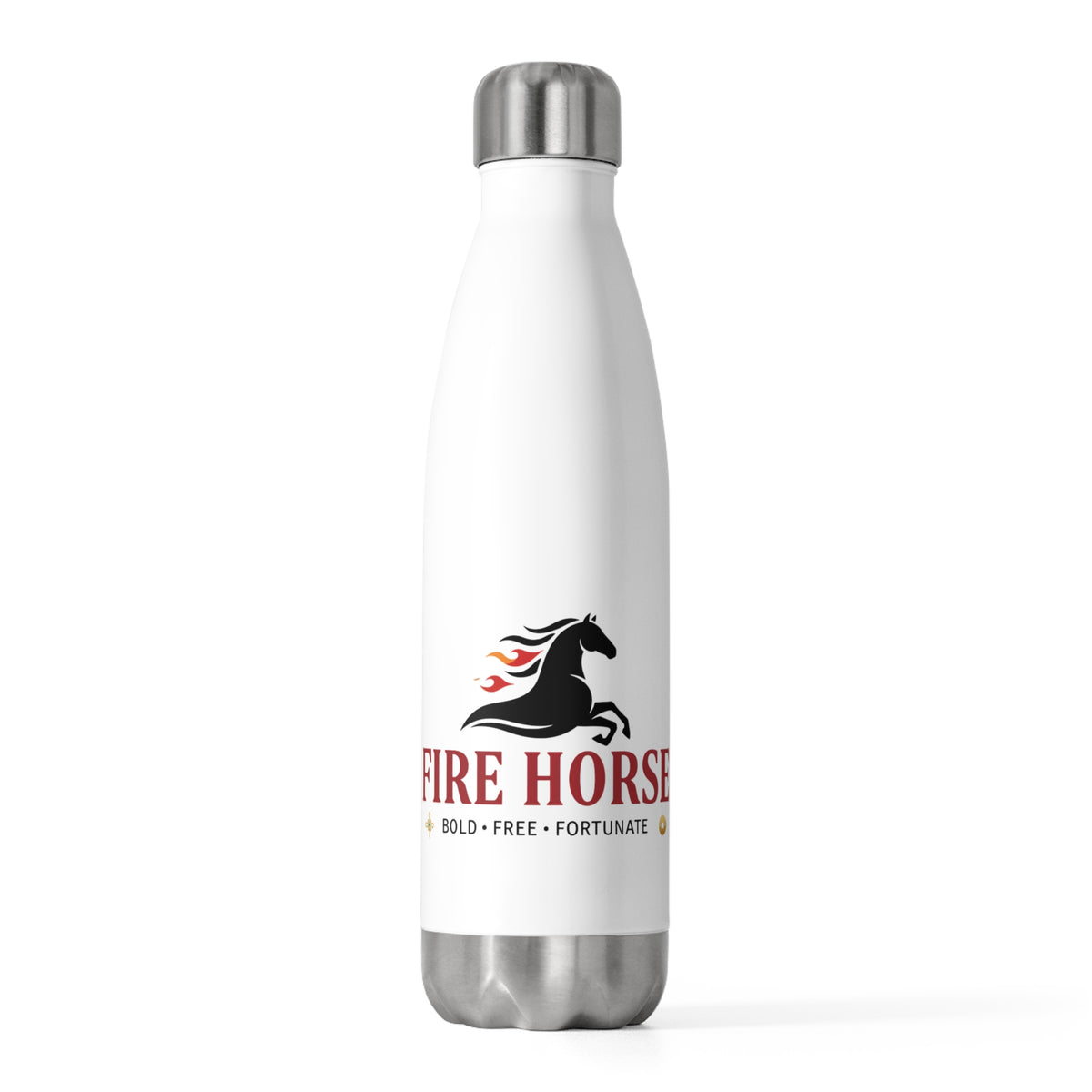 Fire Horse Lunar New Year 2026 | 20oz Insulated Stainless Steel Tumbler Bottle | Family & Teacher Gift | Red Gold CNY Style