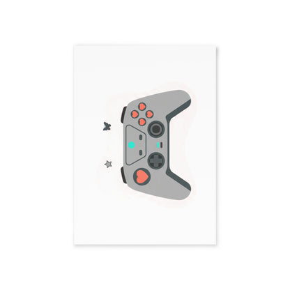 Game Controller Hearts | Valentine Greeting Card + Postcard | Gamer Love, Galentine & Friend Gift | Pastel Y2K Aesthetic