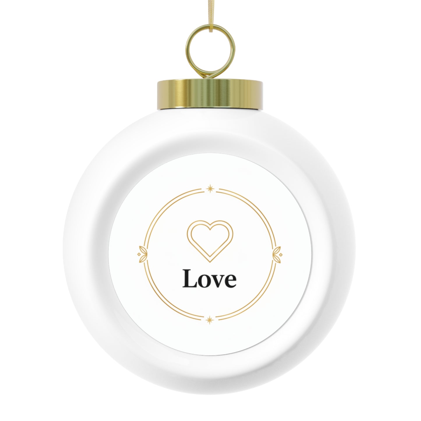 Christmas Ball Ornament - Love