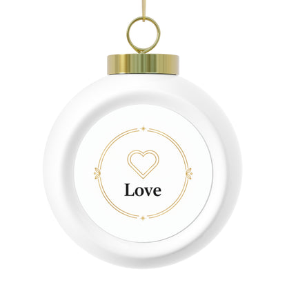 Christmas Ball Ornament - Love