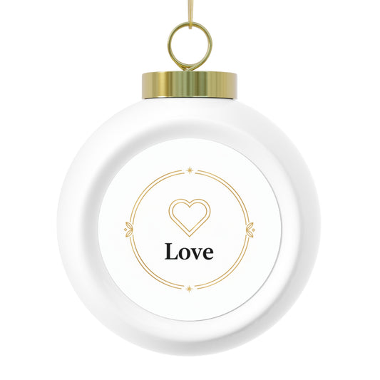 Christmas Ball Ornament - Love