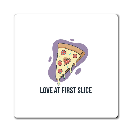 Pizza Slice Love Magnet | Heart Pepperoni Fridge Magnet Set | Galentine’s & Valentine Gift for Friends | Y2K Cute Aesthetic