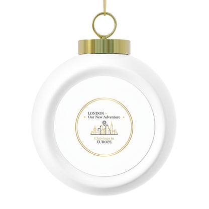 Christmas Ball Ornament — Our New Adventure (Custom City)