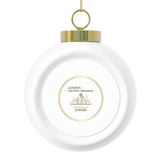 Christmas Ball Ornament — Our New Adventure (Custom City)