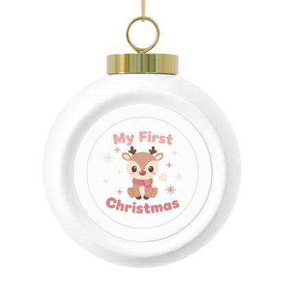 Christmas Ball Ornament – My First Christmas Keepsake