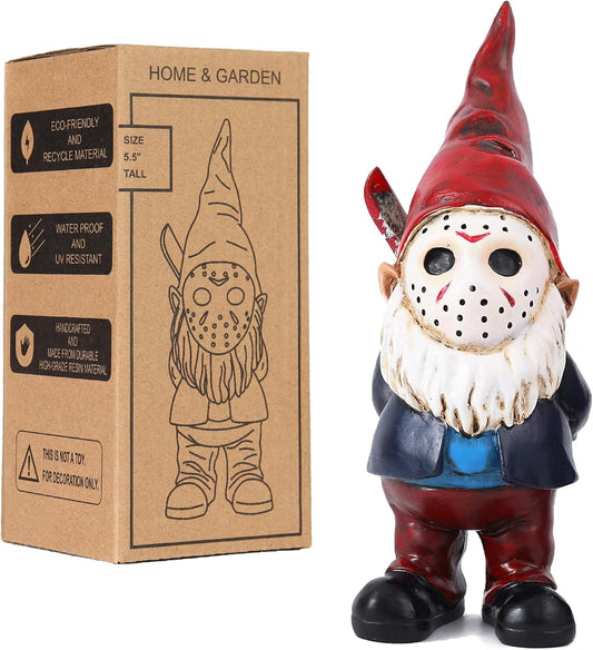 Horror Decor Halloween Decorations Indoor Garden Gnome Garden Statue Home Decor Horror Movie Merchandise Gifts