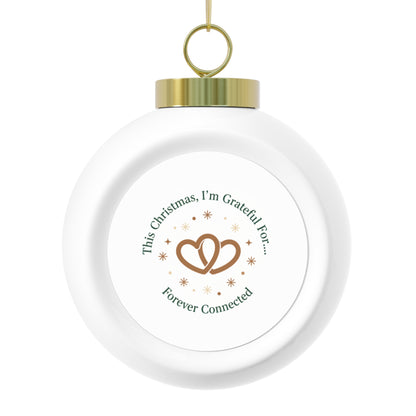 Ceramic Christmas Ornament — Forever Connected Keepsake