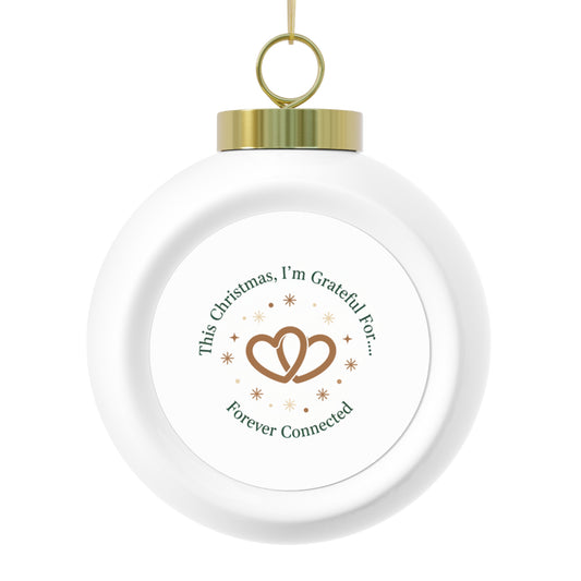 Ceramic Christmas Ornament — Forever Connected Keepsake