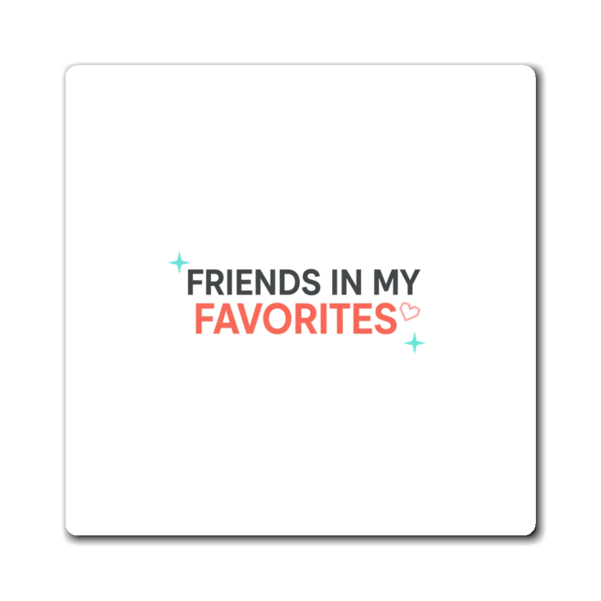 Galentine Squad Goals | Friendship Magnet Set | Bestie & Sister Gift for Valentine’s | Y2K Aesthetic Gradient