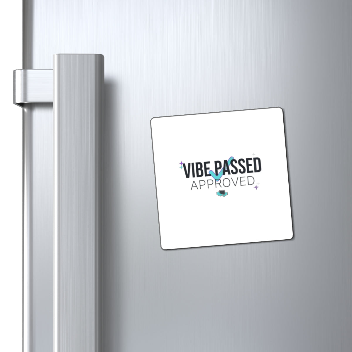You Passed The Vibe Check | Funny Approval Stamp Magnet | Galentine’s & Valentine Gift for Gen Z | Y2K Aesthetic