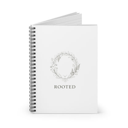 Spiral Journal Notebook, Rooted Grounded, School Gift, Book Collector
