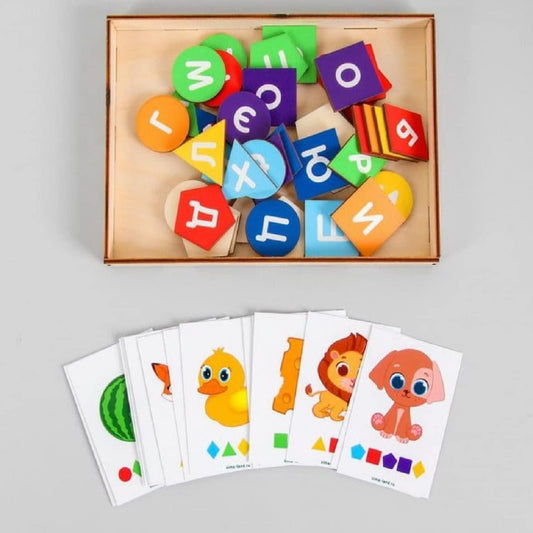 Learn Russian Language for Kids   Learn Russian Alphabet Flash Cards   Wooden Russian Azbuka   Alphabet Learning Toys   Russian Educational Toys Aevvv