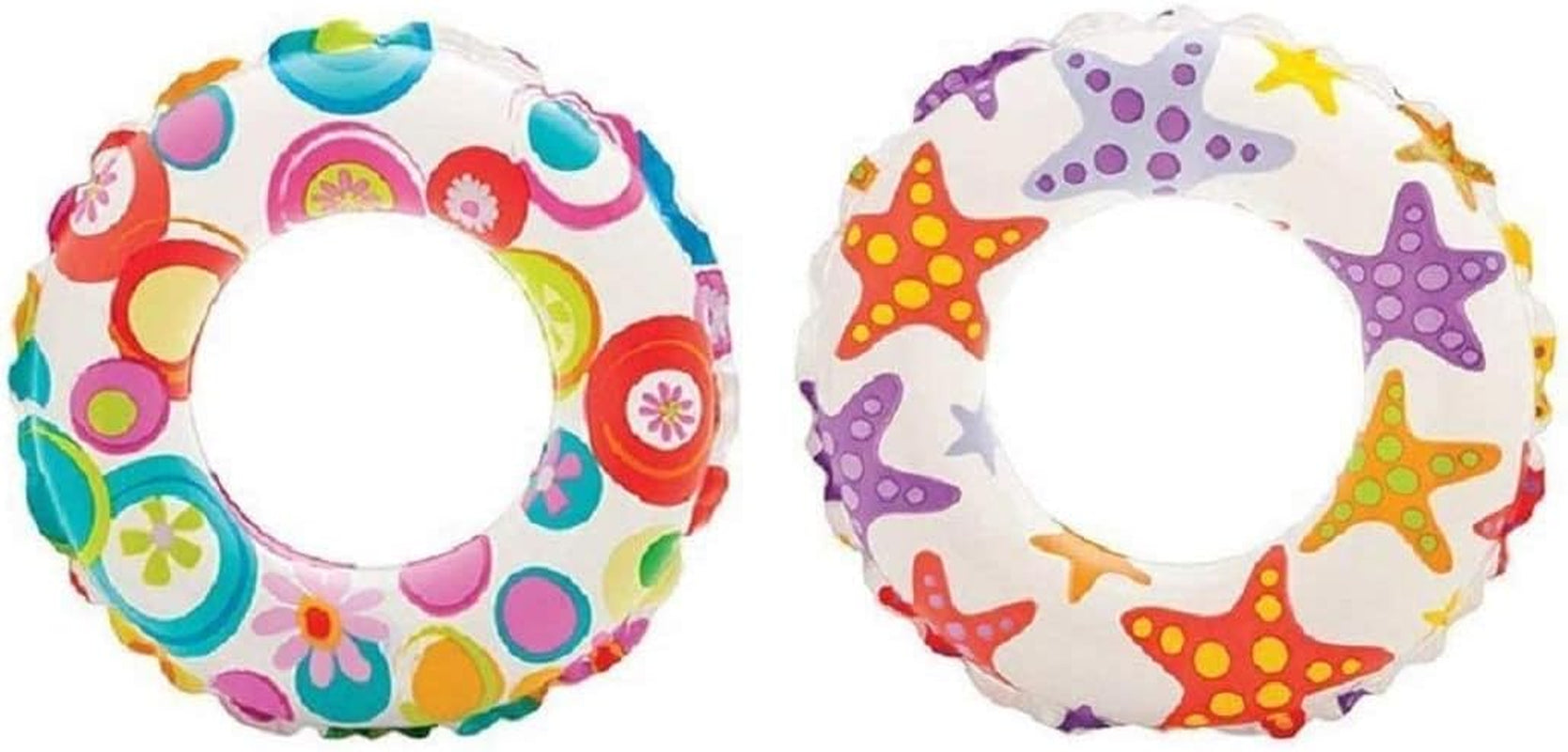 - Recreation Lively Print Swim Ring, Summer Fun (Pack of 2 Assorted)