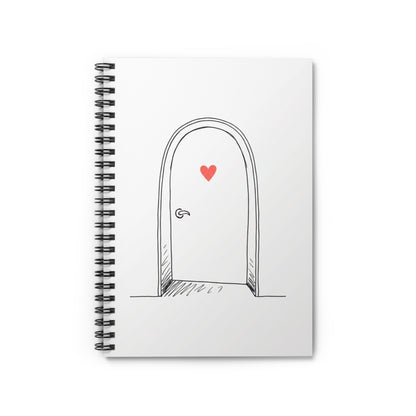 Arched Doorway Doodle | Spiral Journal Notebook for Notes & Lists | Back to School Gift for Students & Book Lovers | Irony Boho