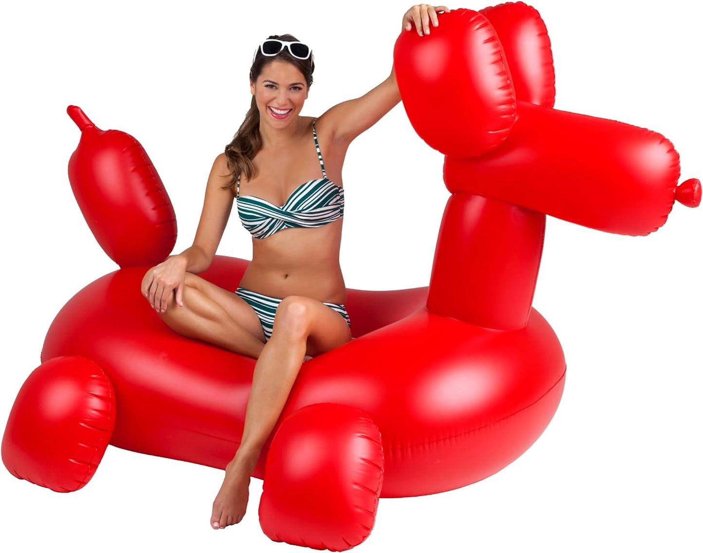 Inc. Giant Balloon Animal Pool Float, over 4' Wide, Fun Inflatable Floatie Tube, Blow up Swim Ring, Outdoor Summer Pool Party Water Toy