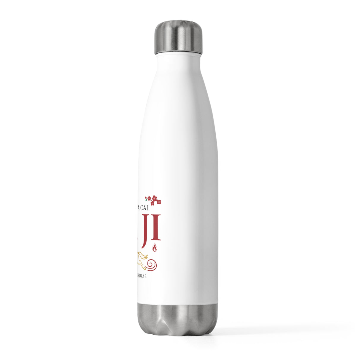Da Ji Greeting (Modern) | 20oz Insulated Stainless Steel Tumbler | Lunar New Year Gift for Family & Friends | Red Gold